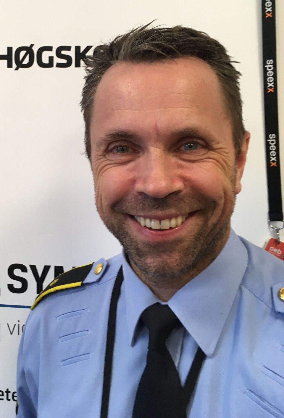 Politioverbetjent Rune Søfting ved Politihøgskolen.