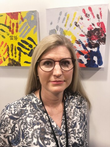 RISIKOANALYSERER: Politioverbetjent Sarah Morewood Thoen. RISIKOANALYSERER: Politioverbetjent Sarah Morewood Thoen.