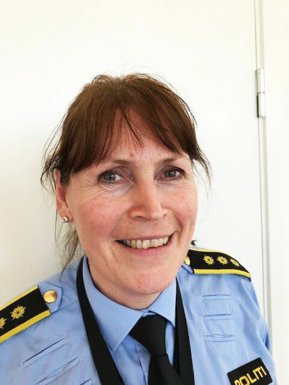 Grethe Løland, politistasjonssjef ved Gardermoen politistasjon.