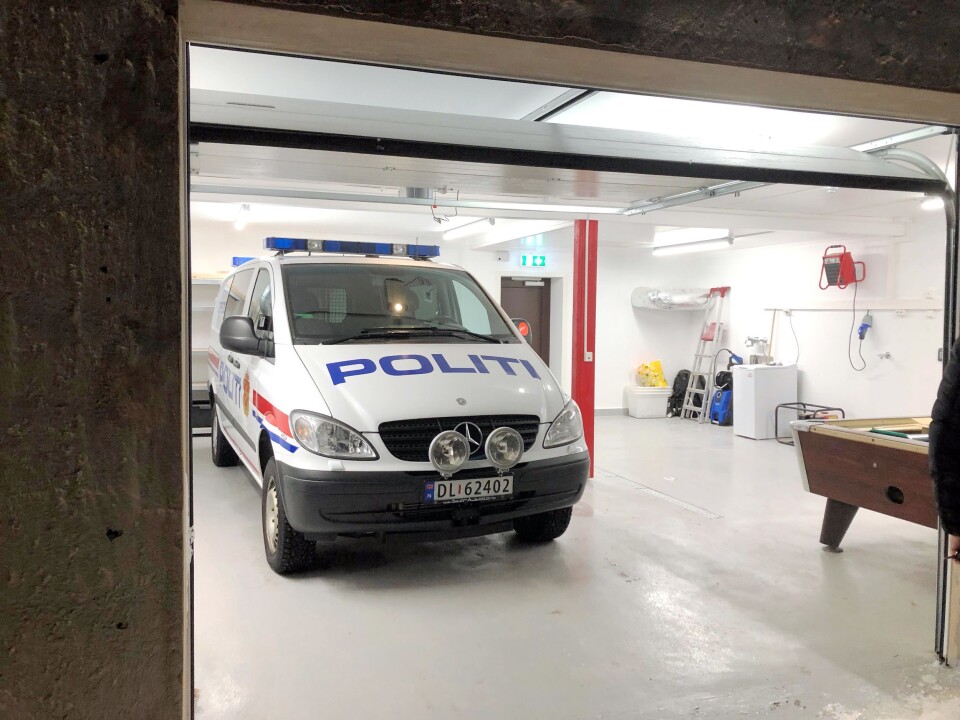 HER BLIR DET LIV: Der DDE en gang spilte opp til dans, har maja god plass med varm inngang fra kontoret.