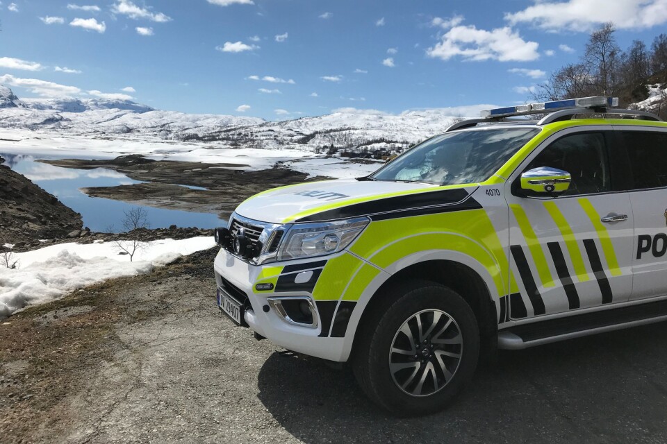 Politiets nye Nissan Navara pickup.