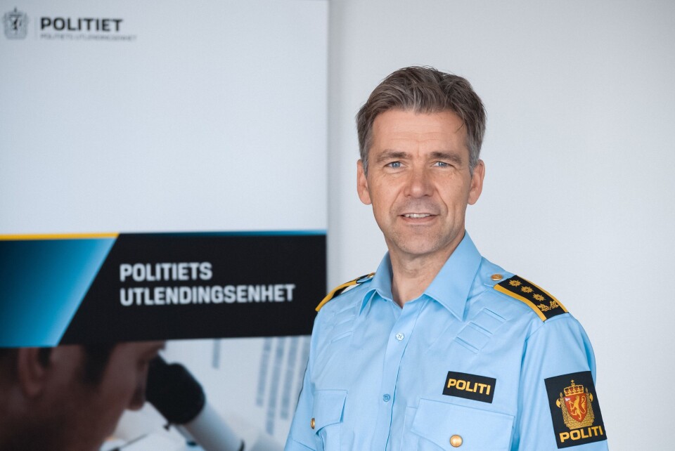 Morten Hojem Ervik, sjef for Politiets Utlendingsenhet. Morten Hojem Ervik, sjef for Politiets Utlendingsenhet.