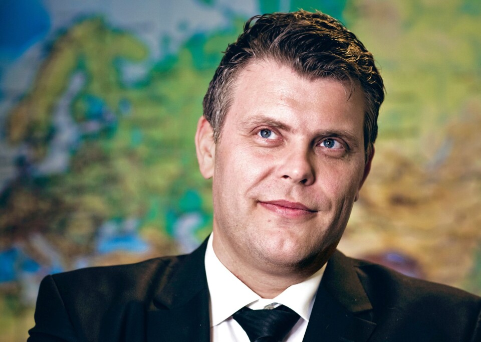 LØFTER BLIKKET: Justisminister Jøran Kallmyr (Frp) sier kriminalitetsbildet har endret seg markant de siste årene. – Nå er det helt andre plattformer og andre typer kriminalitet som gjelder, sier han.