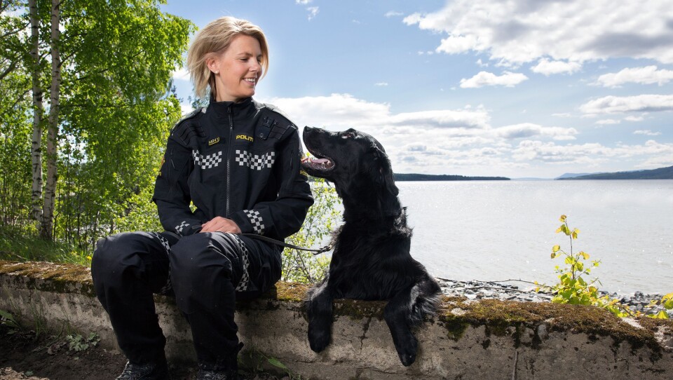 BRÅSTOPP: Politibetjent Tina Edvardsen får ikke fortsette som hundefører. Politikollegene skryter av jobben hun har gjort som hundefører, og reagerer sterkt på politimesterens håndtering av Edvardsen. BRÅSTOPP: Politibetjent Tina Edvardsen får ikke fortsette som hundefører. Politikollegene skryter av jobben hun har gjort som hundefører, og reagerer sterkt på politimesterens håndtering av Edvardsen.