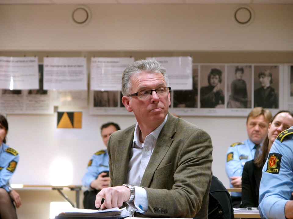 UTREDER: Professor Tor-Geir Myhrer har utredet de juridiske sider ved det som av politiet oppfattes som lovmessige mangler. Han anbefaler en lovendring.