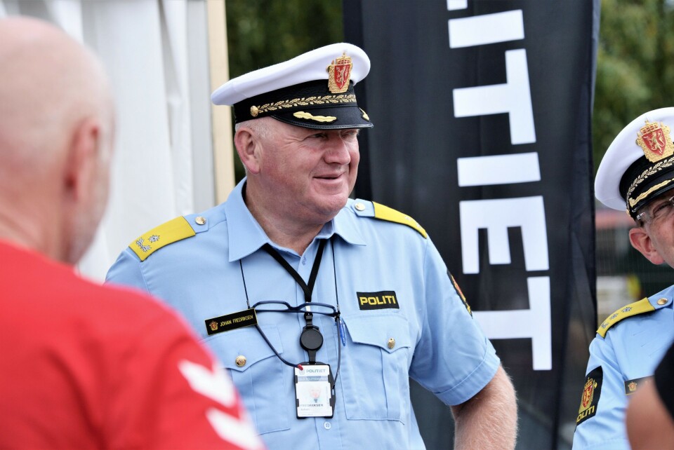 SKAL SLAPPE AV: Johan Fredriksen, konstituert visepolitimester i Oslo politidistrikt, får tid til å senke skuldrene i sommerferien.