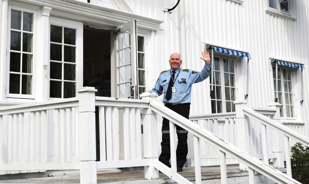 Øystein Skottmyr, politistasjonssjef ved Kragerø politistasjon. Øystein Skottmyr, politistasjonssjef ved Kragerø politistasjon.