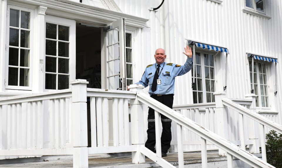 Øystein Skottmyr, politistasjonssjef ved Kragerø politistasjon.