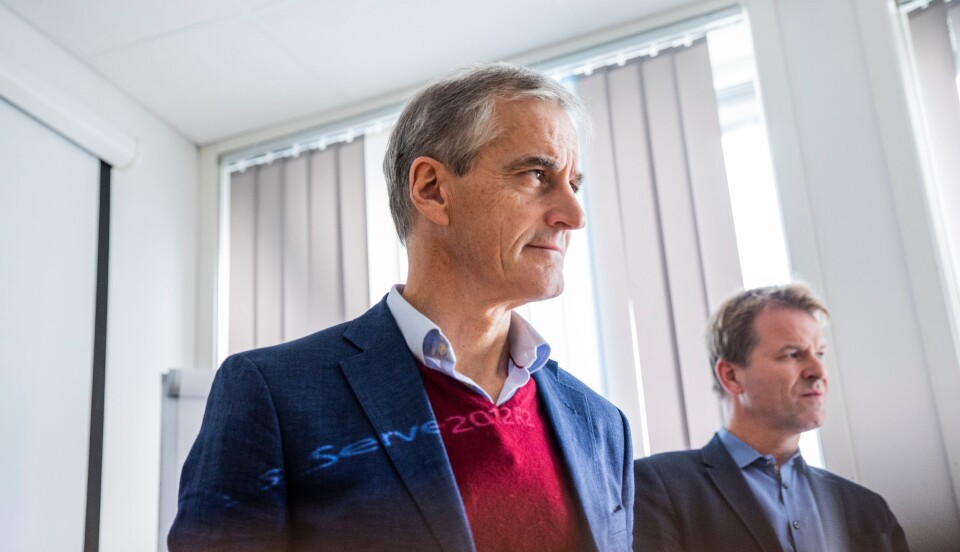 OMDISKUTERT REFORM: Jonas Gahr Støre, leder av Arbeiderpartiet, sier de ikke lenger kan støtte politireformen. Statsminister Erna Solberg sier hun ikke forstår hva Ap mener når de trekker støtten.