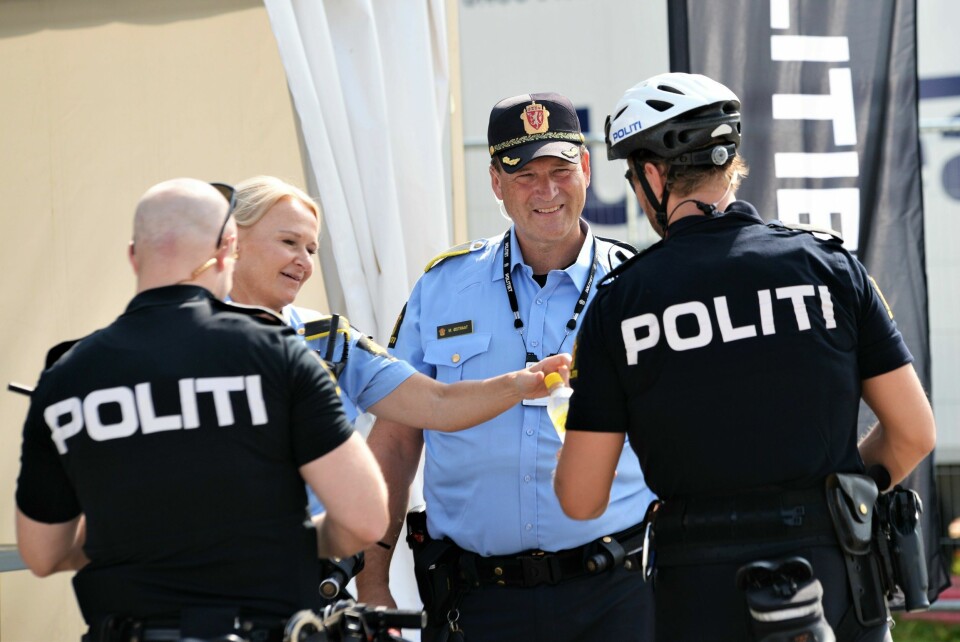 RUTINERT: Etter 29 år som politi på Norway Cup, har politioverbetjent Morten Østraat full kontroll på Ekebergsletta.