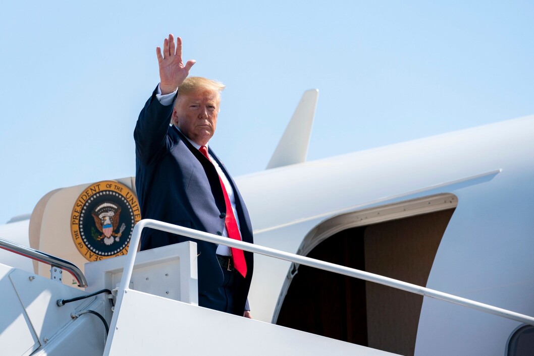 KOSTBART: Når USAs president Donald Trump avlyste sitt planlagte Danmarksbesøk 2. og 3. september, førte det til at mange ukers politiarbeid gikk til spille. KOSTBART: Når USAs president Donald Trump avlyste sitt planlagte Danmarksbesøk 2. og 3. september, førte det til at mange ukers politiarbeid gikk til spille.