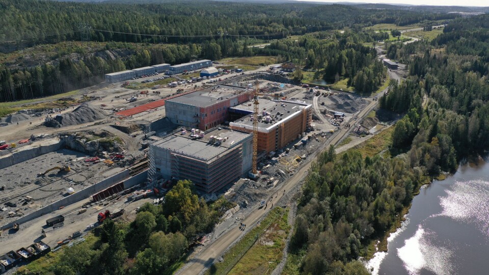 NYTT SENTER: Beredskapssenteret skal stå ferdig i løpet av høsten. Bildet er tatt i september i fjor. NYTT SENTER: Beredskapssenteret skal stå ferdig i løpet av høsten. Bildet er tatt i september i fjor.