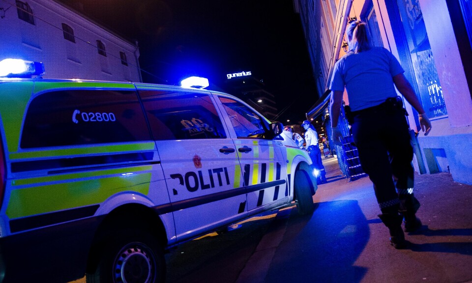MYE VOLD: Oslo politidistrikt hadde en travel helg med mange oppdrag.