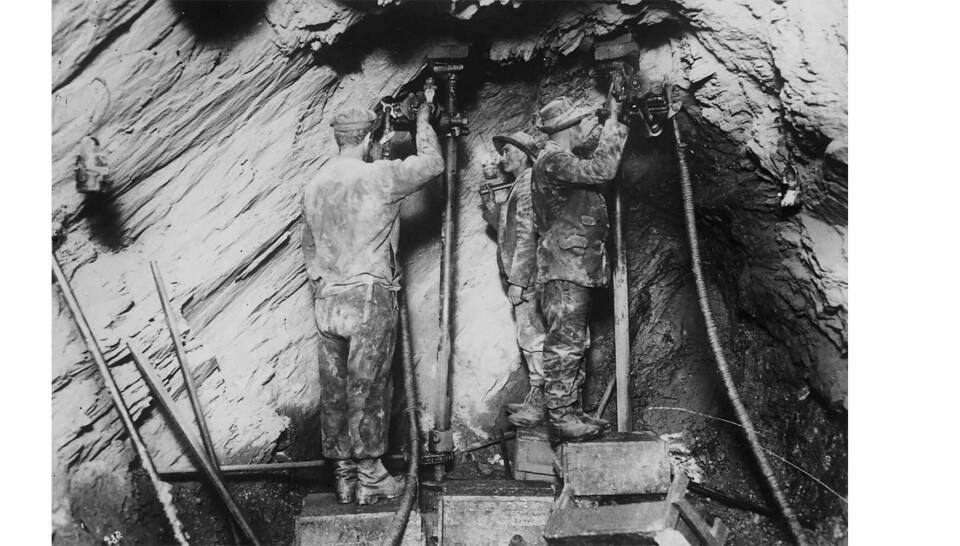 GRUVEDRIFT: Arbeidsforholdene i gruvene i Sulitjelma var svært harde. De ble bedre etter at arbeiderne organiserte seg.