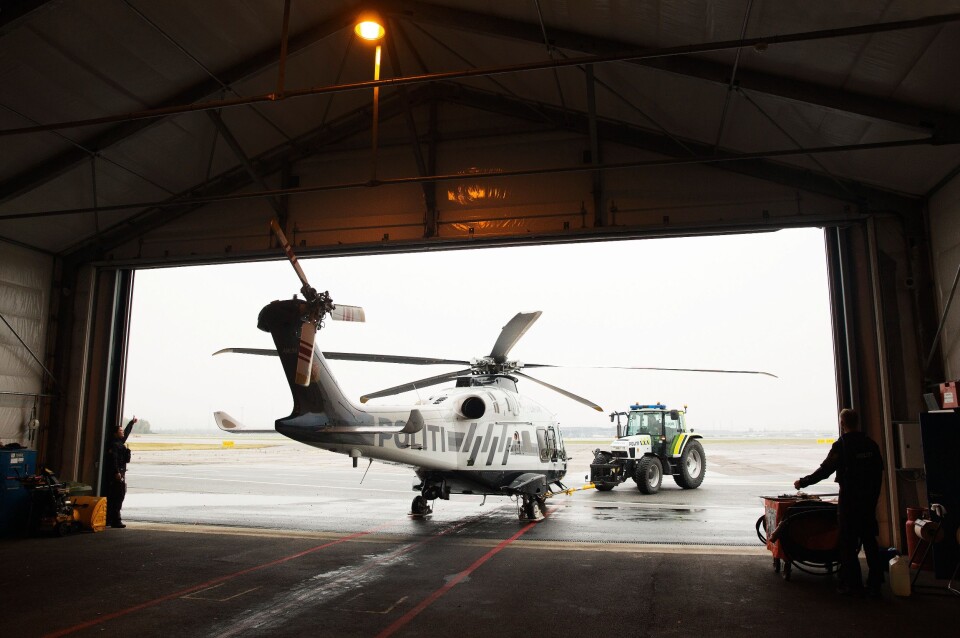 Politiforum, Politihelikopter, Gardermoen, helikopter
