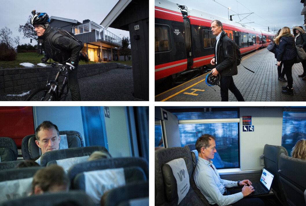 REISELIV: I 19 år har Ole Martin Mortvedt pendlet med tog fra Hamar til redaktørjobben i Oslo. Utsikten har han sjelden sett. Blikket har vært vendt mot PC-en. REISELIV: I 19 år har Ole Martin Mortvedt pendlet med tog fra Hamar til redaktørjobben i Oslo. Utsikten har han sjelden sett. Blikket har vært vendt mot PC-en.