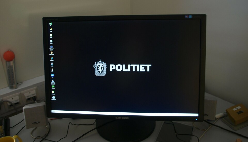 Politiet er rammet av dataproblemer. Politiet er rammet av dataproblemer.