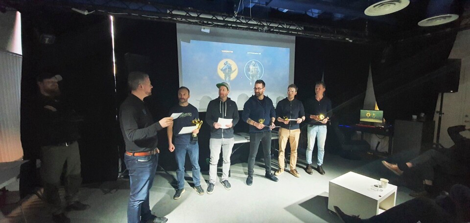VINNERSKALLER: Laget Ahre Ketils Disipler gikk til topps i mesterskapet.