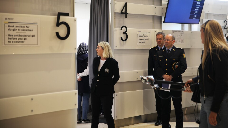 Justis- og beredskapsminister Monica Mæland mener det er et godt tilbud til publiku,m å kunne levere flere anmeldelser via politiets nettsider. Justis- og beredskapsminister Monica Mæland mener det er et godt tilbud til publiku,m å kunne levere flere anmeldelser via politiets nettsider.