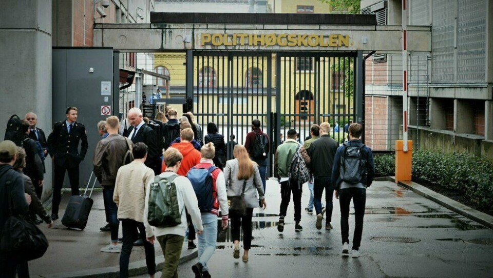 Politihøgskolen i Oslo. Bildet er tatt i en annen sammenheng. Politihøgskolen i Oslo. Bildet er tatt i en annen sammenheng.
