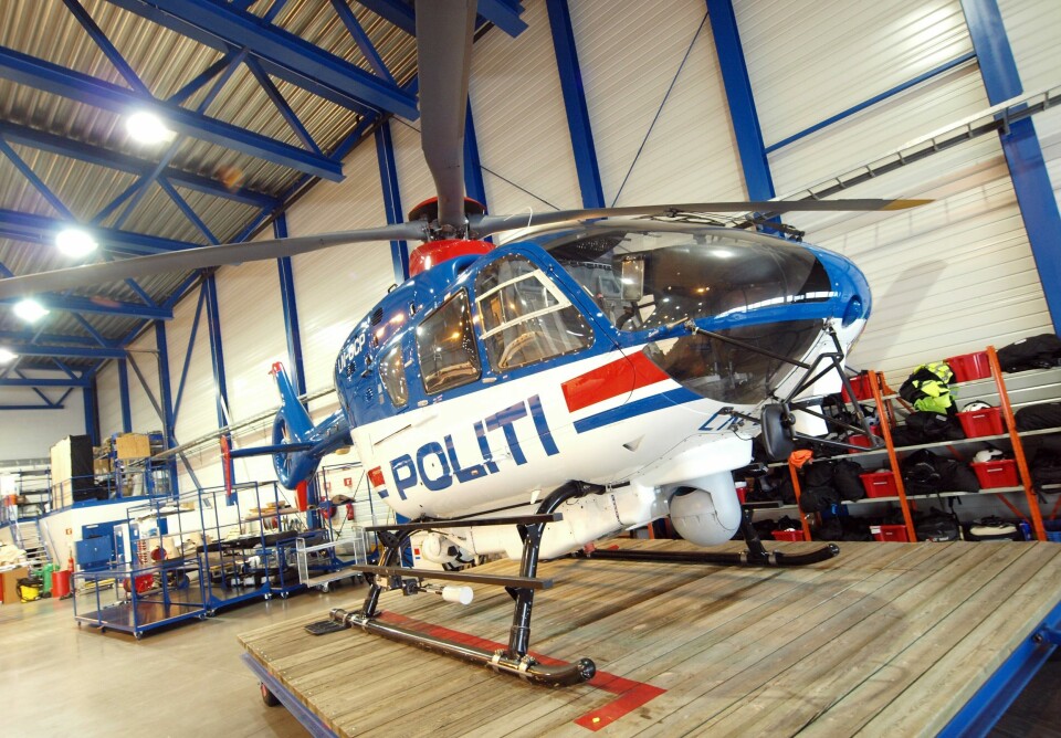 Det gamle politihelikopteret skal til Luftfartsmuseet i Bodø.