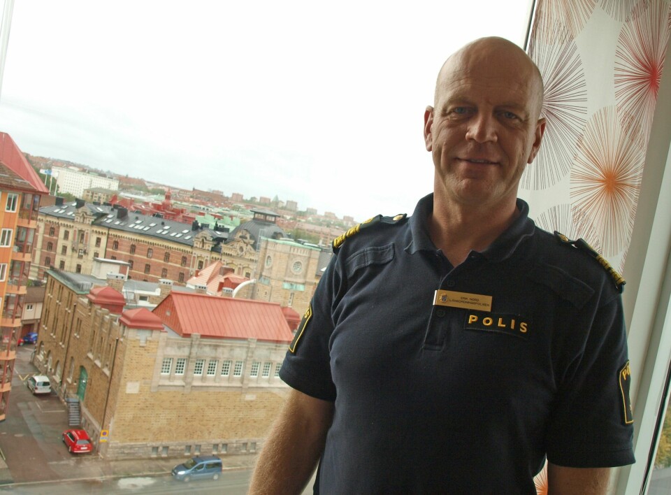 Erik Nord, politisjef i Stor-Göteborg.