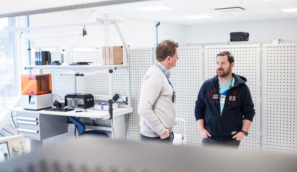 – Det går an at teknologer jobber sammen med politiet, uten at du krever at alle skal ha begge typer kompetanse, mener Martin Raczkowski og Olav Tolo. – Det går an at teknologer jobber sammen med politiet, uten at du krever at alle skal ha begge typer kompetanse, mener Martin Raczkowski og Olav Tolo.