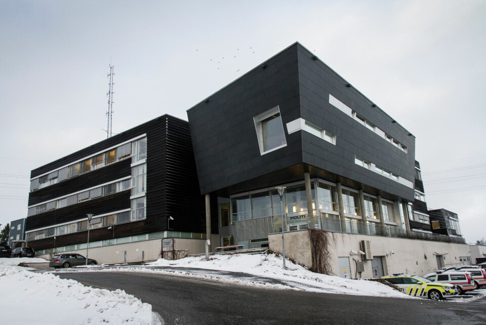 Politihuset i Ski ble onsdag formiddag evakuert.