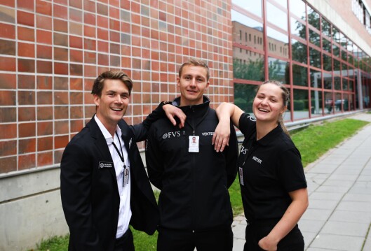 STARTET SELSKAP: Ved å starte sitt eget vaktselskap, har de laget en mulighet for å tilegne seg relevant erfaring underveis i studiet, i påvente av fast jobb i politiet. STARTET SELSKAP: Ved å starte sitt eget vaktselskap, har de laget en mulighet for å tilegne seg relevant erfaring underveis i studiet, i påvente av fast jobb i politiet.