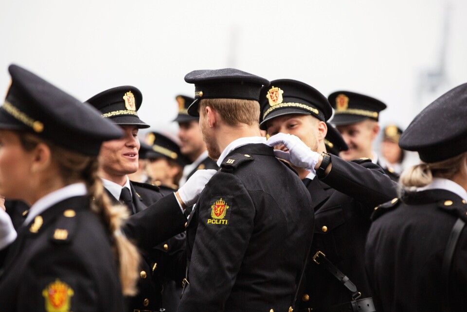 Illustrasjonsfoto fra avslutning ved Politihøgskolen.