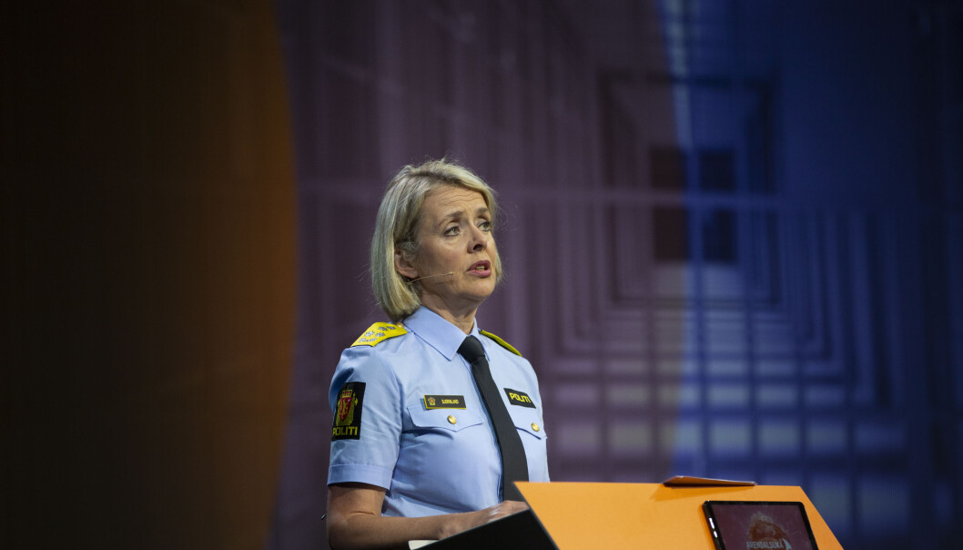 Politidirektør Benedicte Bjørnland. Bildet er tatt i en annen sammenheng. Politidirektør Benedicte Bjørnland. Bildet er tatt i en annen sammenheng.