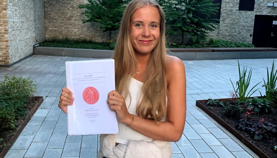 INSPIRERT AV FORELESNING: Etter kriminologistudiet bestemte Jenny seg for å bli politi.