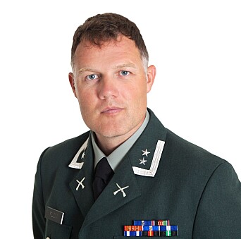 Oberstløyntnant Vegard Flom, ved Hærstaben på Terningmoen. Oberstløyntnant Vegard Flom, ved Hærstaben på Terningmoen.
