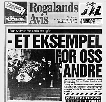 Kollega drept 1990: Politimann og hundefører Arne Andreas Mæland ble skutt og drept i forbindelse med et skarpt oppdrag Kollega drept 1990: Politimann og hundefører Arne Andreas Mæland ble skutt og drept i forbindelse med et skarpt oppdrag