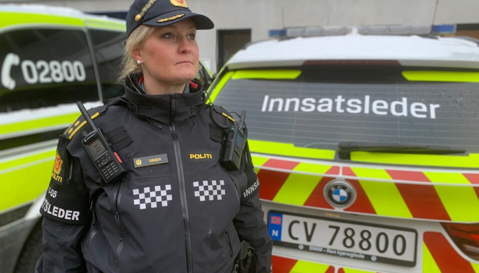Innsatsleder Marit Furuseth den første på stedet etter at alarmen gikk. Det blir en vakt hun aldri glemmer.