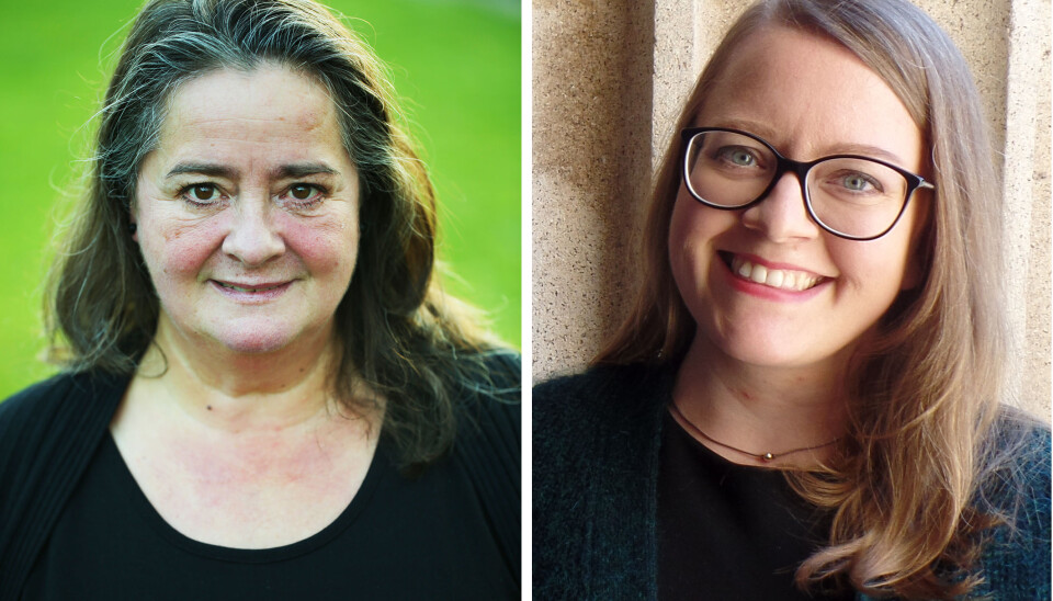 Nina Jon, førsteamanuensis ved Politihøgskolen, og Jenny Maria Lundgaard, førsteamanuensis ved Politihøgskolen.