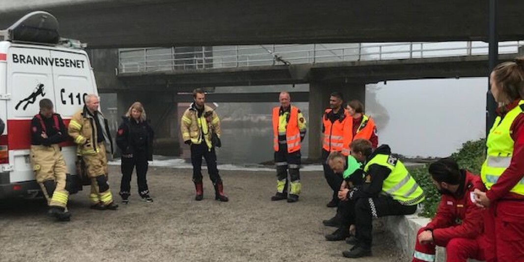 «MANDALS-MODELLEN»: Bildet er hentet fra samøvelsen mellom nødetatene i Mandal. «MANDALS-MODELLEN»: Bildet er hentet fra samøvelsen mellom nødetatene i Mandal.