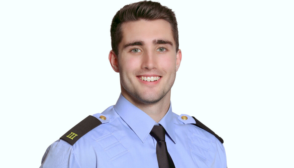 Henry Bloch-Johnsen Lohne var avgangsstudent ved Politihøgskolen i år.