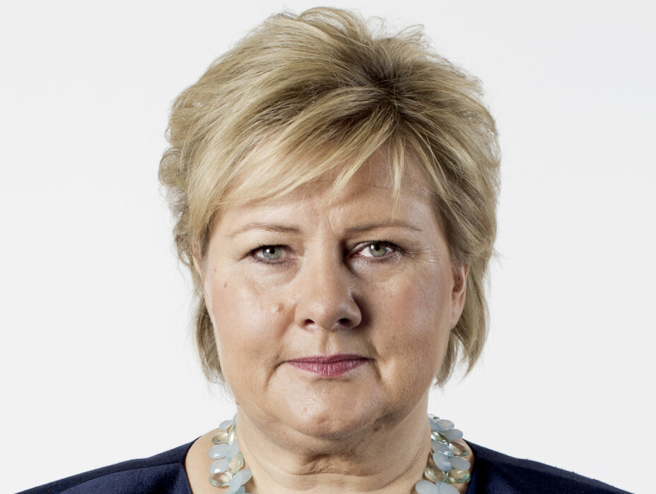 Statsminister Erna Solberg (H).