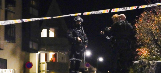 Kongsberg: Politiet ble beskutt med piler