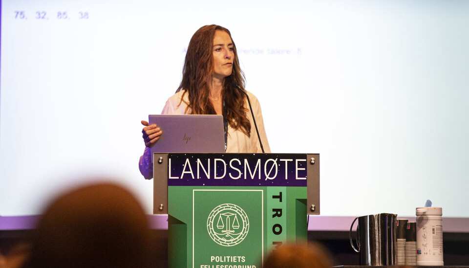 Kristin Aga, leder i Oslo politiforening. Kristin Aga, leder i Oslo politiforening.