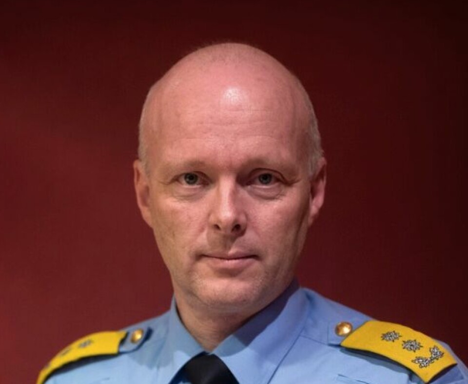 Politimester Hans Vik i Sør-Vest politidistrikt.