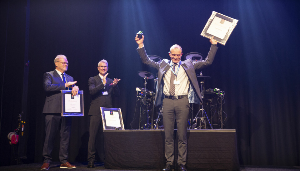Karl Karlsson, Paal Christian Balchen og Ole Martin Mortvedt fikk heder av Politets Fellesforbund.