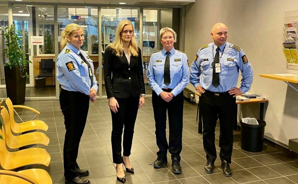 ØSTKANTFOLK: Justismininster Emilie Enger Mehl møtte politimester Beate Gangås etter skyteepisodene på Stovner i Oslo øst.