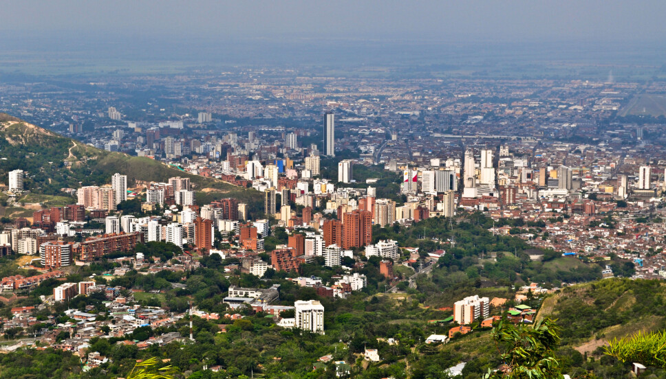 Millionbyen Cali i Colombia.