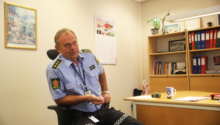 KJENNER SINE INNBYGGERE: - Vi føler at vi er godt kjent med både de fastboende og lokasjonen, sier Sigurd Langeid, som har vært politistasjonssjef i Setesdal politistasjonsdistrikt siden 2018.