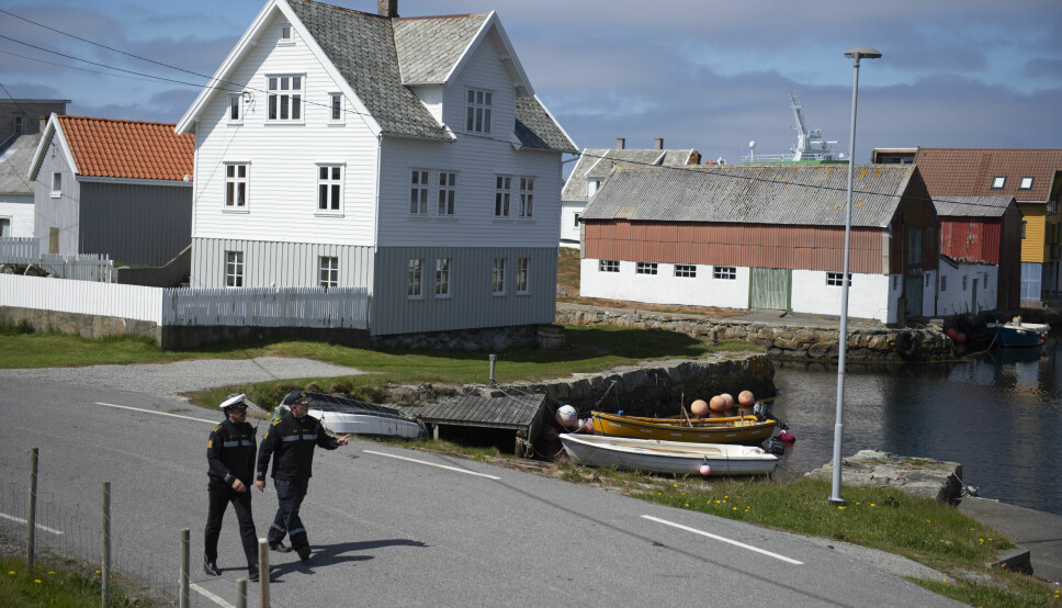 Å sørge for at det bor minst tre politipersoner i samtlige norske kommuner vil være en god løsning, mener innleggsforfatteren. Bildet er tatt på Utsira i en annen sammenheng.