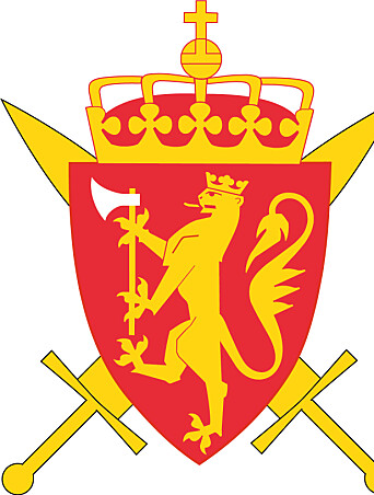 Forsvarets heraldiske våpen.
