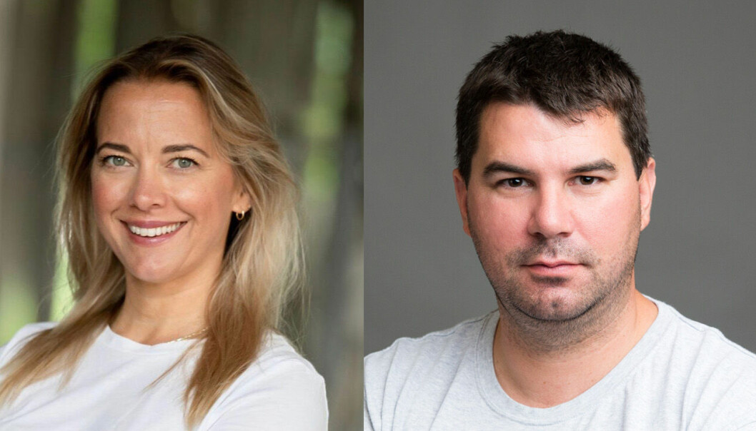 Kristine Moss og Jan Erik Bresil, henholdsvis generalsekretær og styreleder i Norsk Narkotikapolitiforening (NNPF).
