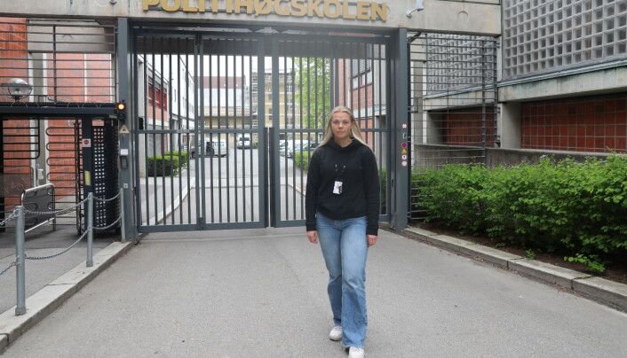 FRAMTIDSUTSIKTER: Studentrådsleder Janne Grønning ved PHS i Oslo har hørt snakk om den nye og bedre politihøgskolen siden første klasse.